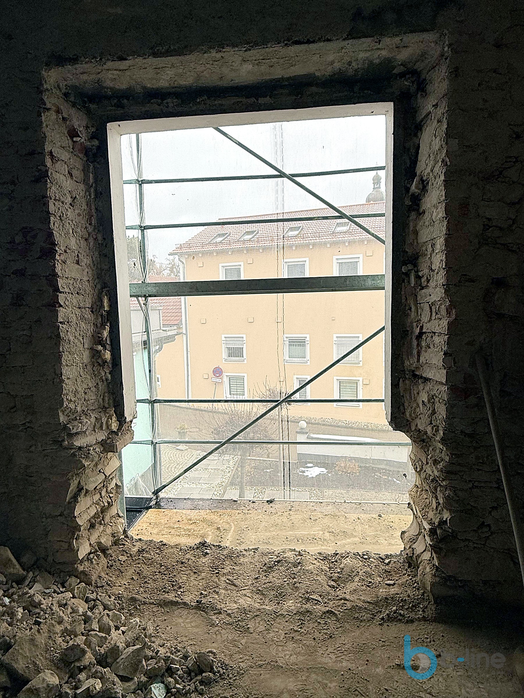Wanddurchbruch Beton und Ziegel – Betonsäge Privathaus Schilling